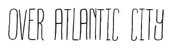 Over Atlantic City font